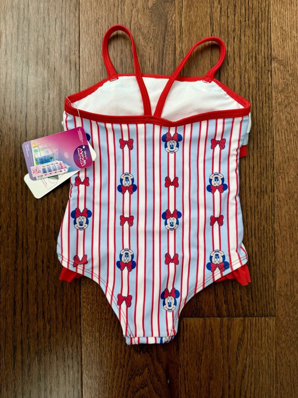 Toddler Girls' Minnie Mouse Ruffle Swim